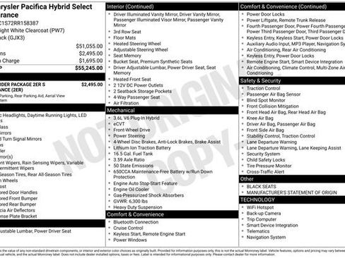 Used 2024 Chrysler Pacifica Select image 11