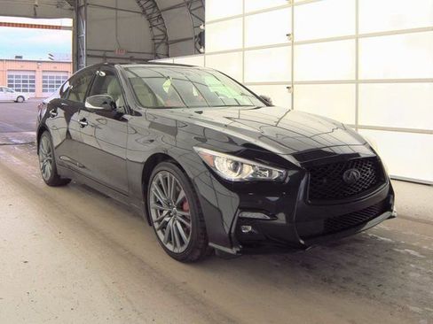 Used 2023 INFINITI Q50 Red Sport 400 w/ Black Opal Edition image 14