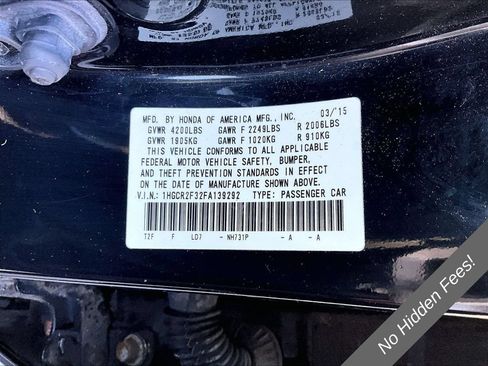 Used 2015 Honda Accord LX image 28