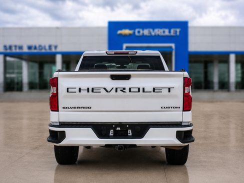 Used 2021 Chevrolet Silverado 1500 Custom w/ LPO, Dark Essentials Package RWD image 49