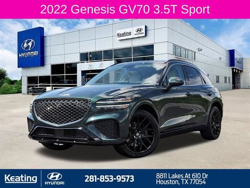 Used 2022 Genesis GV70 3.5T Sport w/ Sport Advanced Package AWD/4WD image 1