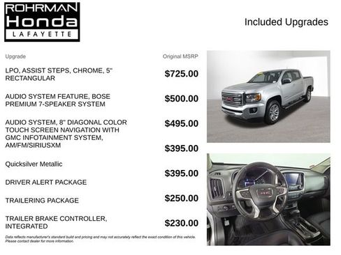 Used 2018 GMC Canyon SLT w/ Driver Alert Package image 4