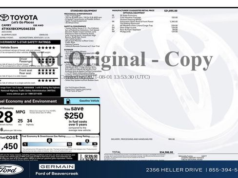 Used 2021 Toyota Camry XSE image 29