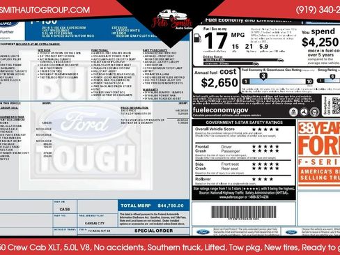 Used 2016 Ford F150 XLT w/ Trailer Tow Package AWD/4WD image 38