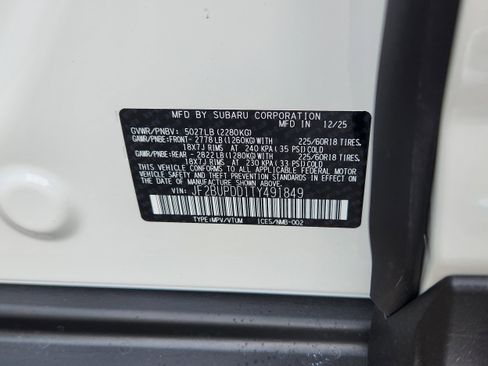 New 2026 Subaru Outback Limited w/ Premium/Limited Package AWD/4WD image 15