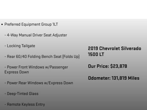 Used 2019 Chevrolet Silverado 1500 LT w/ All-Star Edition AWD/4WD image 6