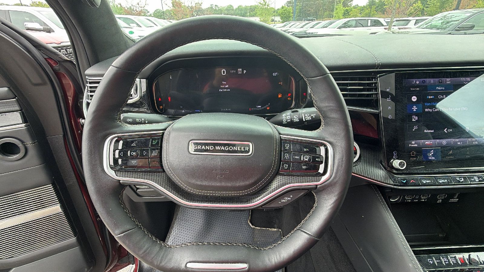 Certified 2025 Jeep Grand Wagoneer Series II Obsidian w/ Quick Order Packagew 28T AWD/4WD image 30