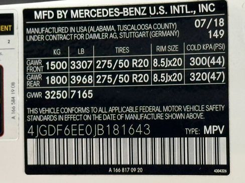 Used 2018 Mercedes-Benz GLS 450 4MATIC w/ Premium Package image 85