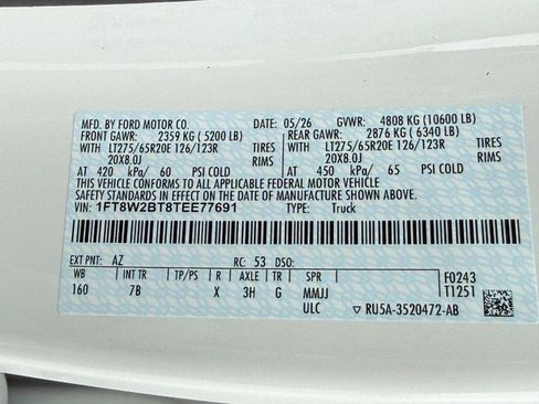 New 2026 Ford F250 Platinum AWD/4WD image 23