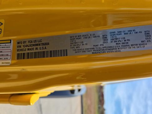 Used 2021 Jeep Wrangler Unlimited Sport AWD/4WD image 34