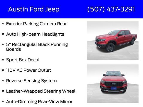 Certified 2021 Ford Ranger XLT w/ Equipment Group 301A Mid image 30