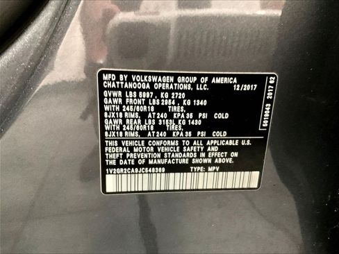 Used 2018 Volkswagen Atlas S AWD/4WD image 36