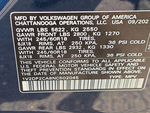 Used 2022 Volkswagen Atlas SE FWD image 29