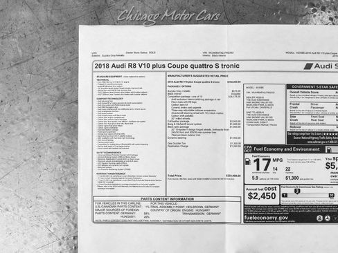 Used 2018 Audi R8 V10 plus image 59