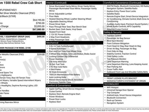 Used 2025 RAM 1500 Rebel w/ Rebel Level 1 Equipment Group image 4