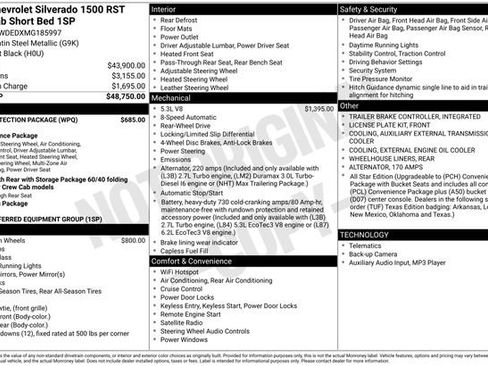 Certified 2021 Chevrolet Silverado 1500 RST w/ Bed Protection Package image 33