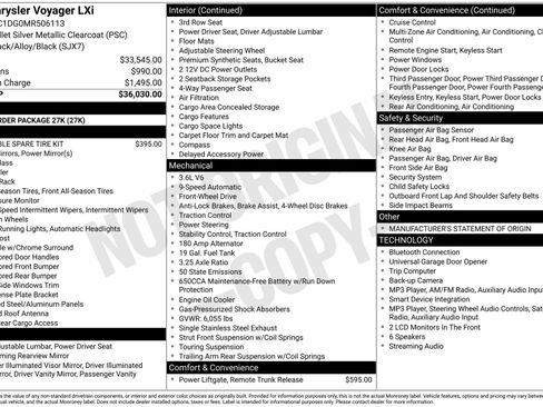 Used 2021 Chrysler Voyager Lxi FWD image 17