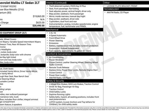 Used 2006 Chevrolet Malibu LT image 40