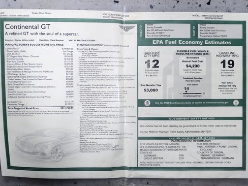 Used 2012 Bentley Continental GT AWD/4WD image 34
