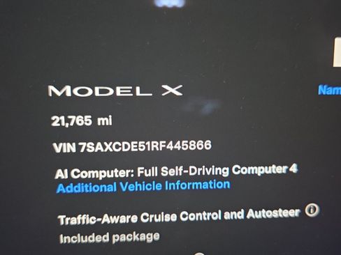 Used 2024 Tesla Model X AWD/4WD image 2