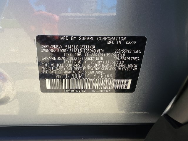 New 2026 Subaru Outback Touring XT AWD/4WD image 29