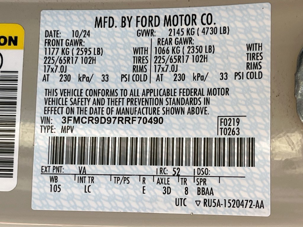 Used 2024 Ford Bronco Sport Badlands AWD/4WD image 31