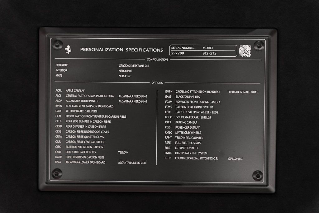 Certified 2023 Ferrari 812 GTS RWD image 25