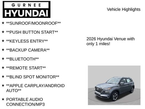 Used 2026 Hyundai Venue SEL FWD image 7