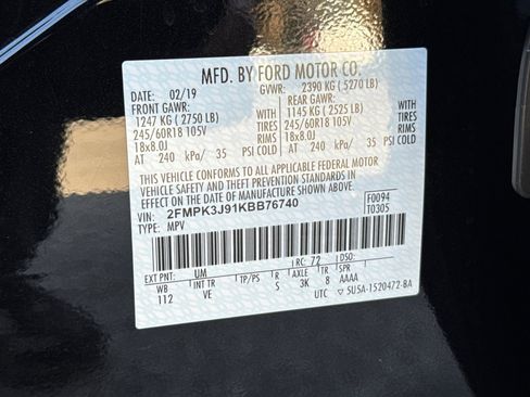 Used 2019 Ford Edge SEL w/ Equipment Group 201A image 29