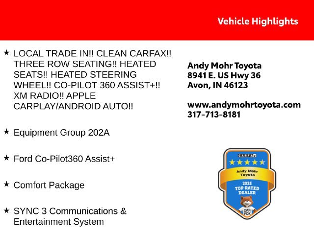 Used 2020 Ford Explorer XLT w/ Equipment Group 202A AWD/4WD image 2