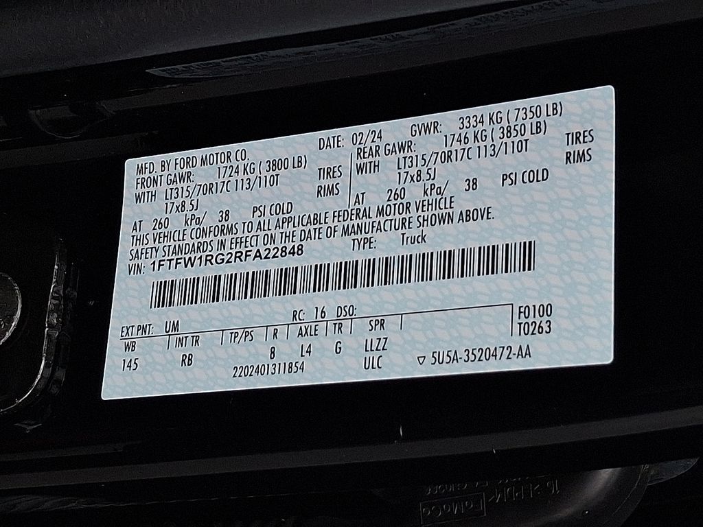 Used 2024 Ford F150 Raptor AWD/4WD image 25