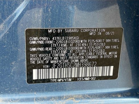 Used 2021 Subaru Crosstrek 2.5i Sport w/ Moonroof Package image 31