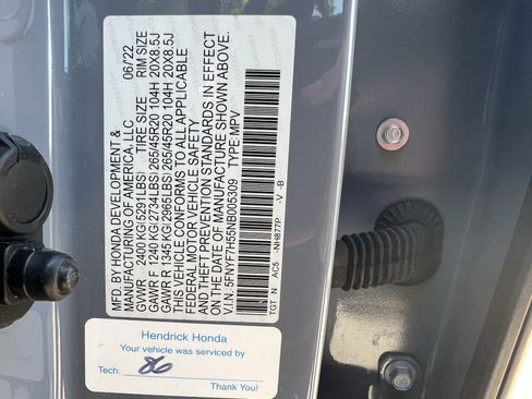 Used 2022 Honda Passport EX-L image 37