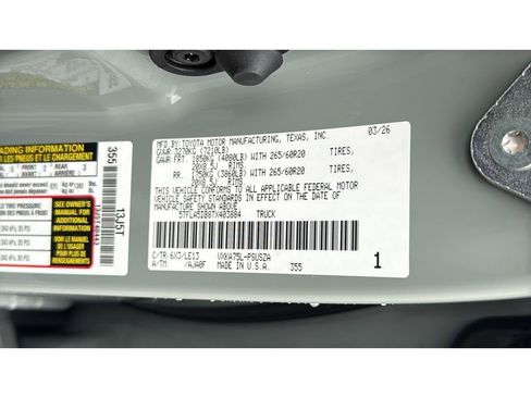 New 2026 Toyota Tundra SR5 AWD/4WD image 27