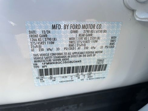 Used 2025 Ford Explorer ST w/ Sun And Sound Package AWD/4WD image 47