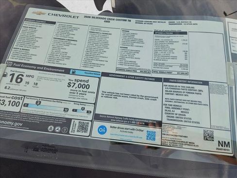 New 2026 Chevrolet Silverado 1500 Custom Trail Boss w/ LPO, Dark Essentials Package image 17