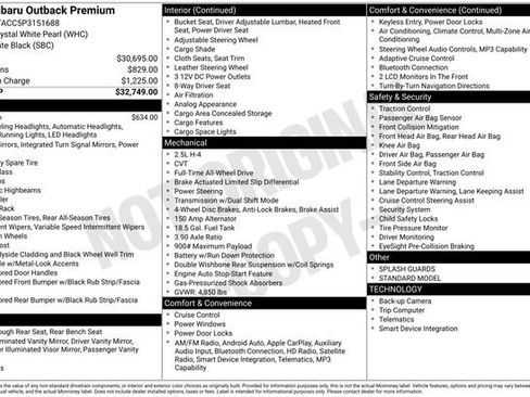 Used 2023 Subaru Outback Premium image 3