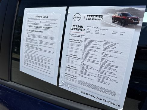 Certified 2025 Nissan Leaf S FWD image 10