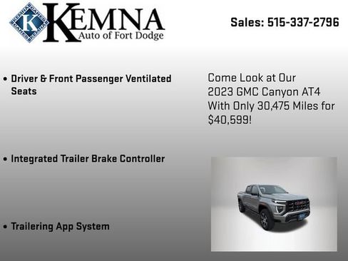 Used 2023 GMC Canyon AT4 w/ AT4 Premium Package image 16