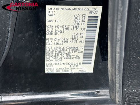 Used 2023 Nissan Frontier SV w/ SV Convenience Package AWD/4WD image 33