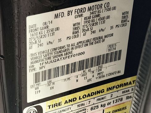 Used 2015 Ford Expedition Limited w/ Equipment Group 301A image 15