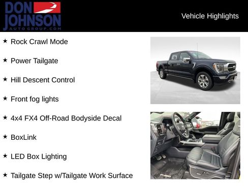 Used 2022 Ford F150 Platinum w/ Equipment Group 701A High image 13