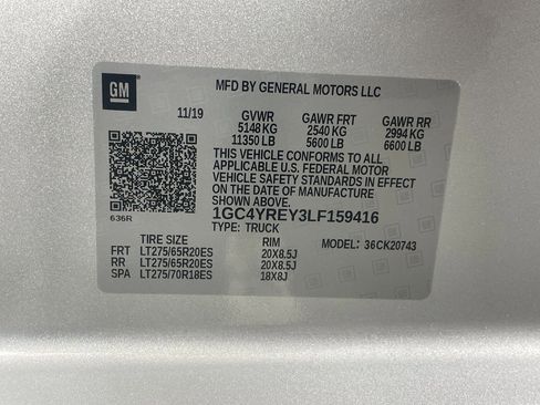 Used 2020 Chevrolet Silverado 2500 High Country w/ Technology Package image 26