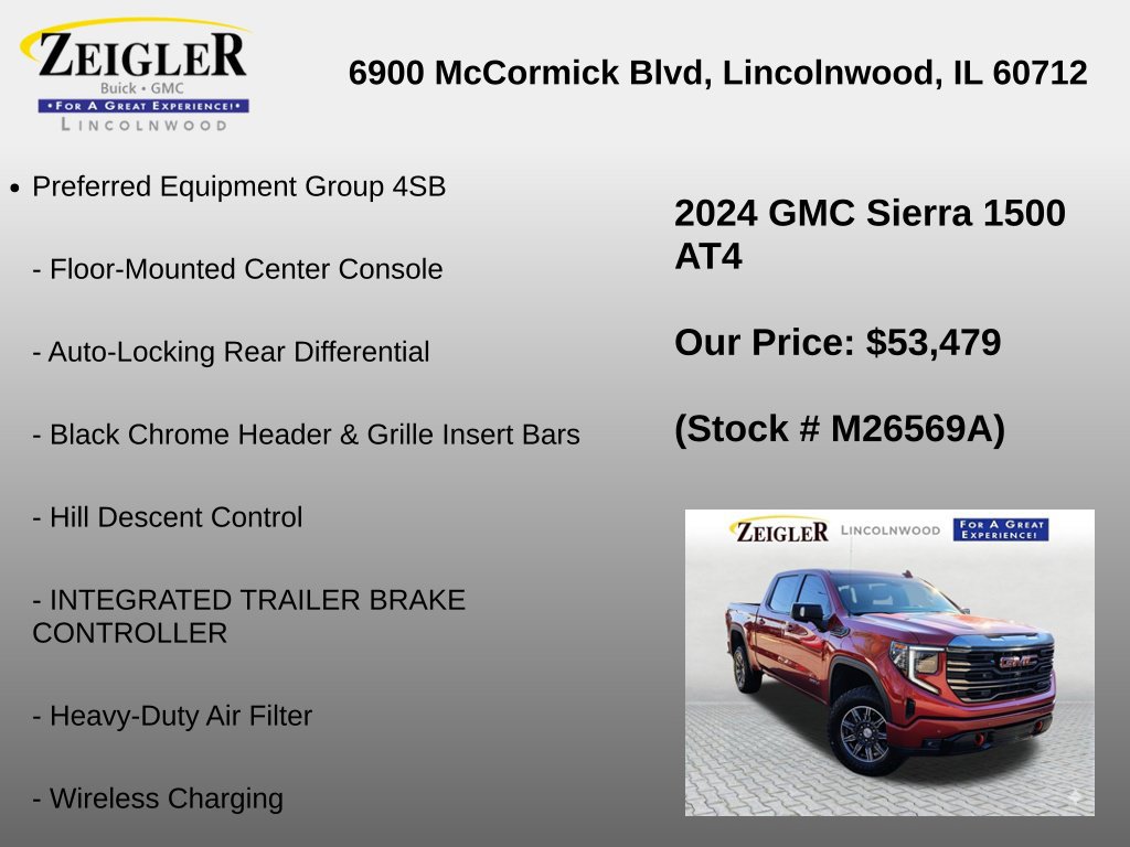 Used 2024 GMC Sierra 1500 AT4 w/ AT4 Preferred Package AWD/4WD image 18