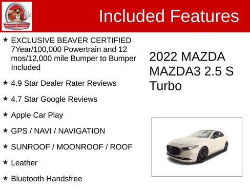 Used 2022 MAZDA MAZDA3 s AWD/4WD image 4