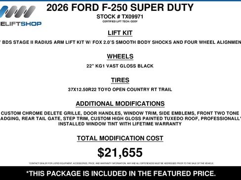 Used 2026 Ford F250 Platinum w/ Platinum Plus Package AWD/4WD image 2