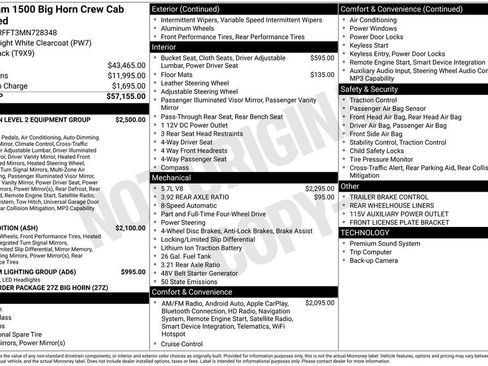 Used 2021 RAM 1500 Big Horn AWD/4WD image 17