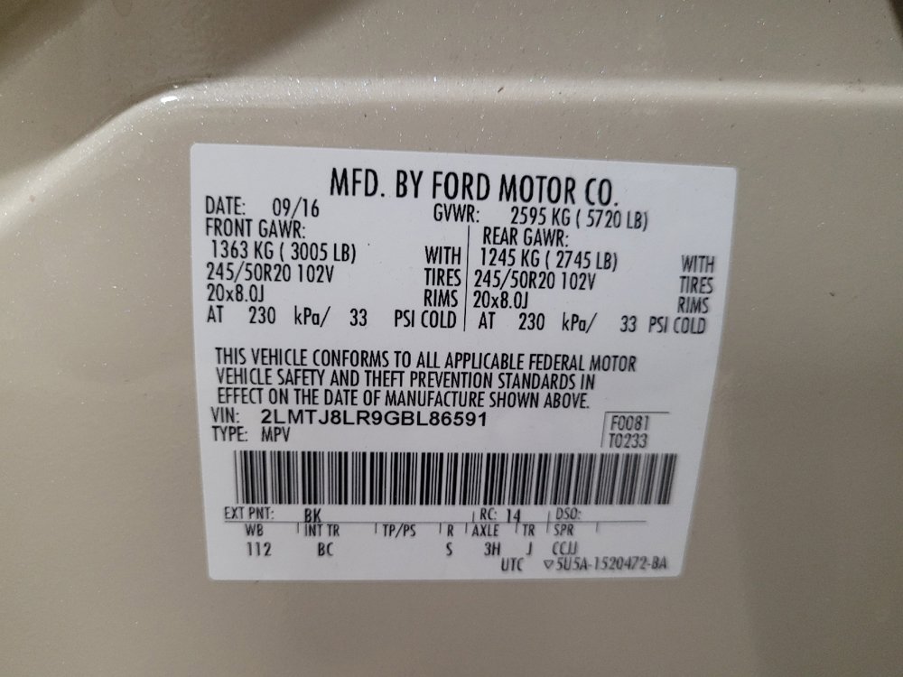 Used 2016 Lincoln MKX Reserve w/ Climate Package AWD/4WD image 33