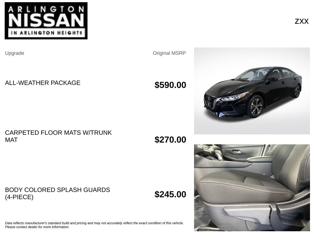 Certified 2023 Nissan Sentra SV w/ All-Weather Package FWD image 4