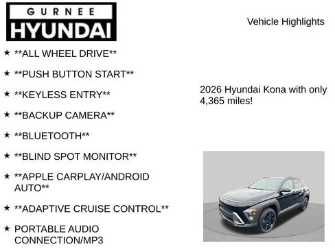 Used 2026 Hyundai Kona SEL Sport AWD/4WD image 7
